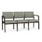 Lesro 3 Seat Tandem Seating W/ No Center Arms, 65 in W 26 in L 31.5 in H, Lenox Series LW3101 - alternate 1